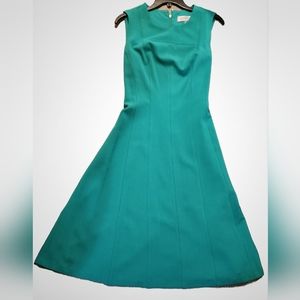 Green Kasper Dress. Size 8.